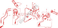 CABLES   COMMODOS   LEVIERS   POIGNEES (CBR900RR2,3) pour Honda CBR 954 FIREBLADE de 2003