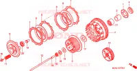 EMBRAYAGE pour Honda VT 1100 SHADOW C2 SABRE de 2005