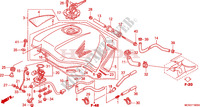 RESERVOIR A CARBURANT pour Honda PAN EUROPEAN 1300 ABS de 2011