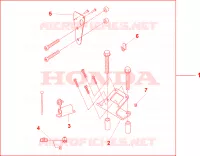 SUPPORT GPS pour Honda PAN EUROPEAN 1300 ABS de 2011