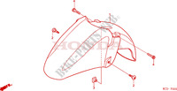 GARDE BOUE AVANT (FJS6001/2/D3/D4/D5) pour Honda SILVER WING 600 de 2001