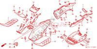 MARCHE PIEDS pour Honda SILVER WING 600 de 2005