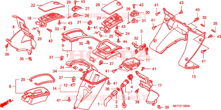 PROTEGE JAMBES Honda SCOOTER 400 SILVERWING 2007  FJS400D7