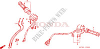 COMMODO   LEVIER   CABLE pour Honda VFR 800 VTEC TWO TONES de 2008