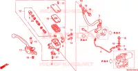 MAITRE CYLINDRE FREIN AV.(VFR800A) pour Honda VFR 800 VTEC ABS de 2006