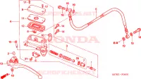 MAITRE CYLINDRE pour Honda VFR 800 VTEC de 2006