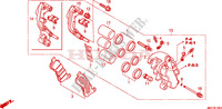 ETRIER DE FREIN AVANT(FJS400D9/FJS400A) pour Honda SILVER WING 400 de 2012