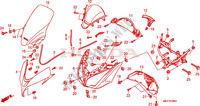 GAINE DE PROTECTION AVANT(FJS400D9/FJS400A) pour Honda SILVER WING 400 de 2011