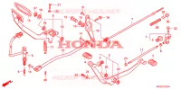 PEDALE(KO) pour Honda SHADOW VT 750 AERO de 2009