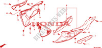 CARENAGES INFERIEUR pour Honda 700 DN01 EASY RIDER de 2008