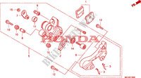 ETRIER DE FREIN DE PARKING pour Honda 700 DN01 de 2008