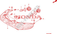 FEUX  pour Honda 700 DN01 EASY RIDER de 2008