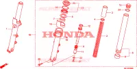 FOURCHE pour Honda 700 DN01 de 2008