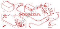 BATTERIE pour Honda CB 1300 BI COULEUR de 2005