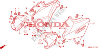 COUVERCLE LATERAL(CB1300/A/S/SA) pour Honda CB 1300 ABS FAIRING de 2005