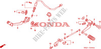 PEDALE pour Honda CB 1300 BI COULEUR de 2005