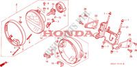 PROJECTEUR(2) pour Honda CB 1300 TWO TONE de 2003