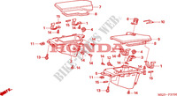 VIDE POCHE pour Honda CB 1300 ABS FAIRING de 2005