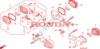 CLIGNOTANT pour Honda CB 1300 ABS FAIRING de 2006
