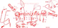 COMMODO   LEVIER   CABLE pour Honda CB 1300 ABS FAIRING de 2006