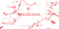 PEDALE pour Honda CB 1300 ABS FAIRING de 2006