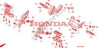 REPOSE PIED pour Honda CB 1300 ABS FAIRING de 2006