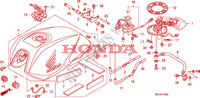 RESERVOIR A CARBURANT pour Honda CB 1300 ABS FAIRING de 2006