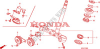 TE DE FOURCHE pour Honda CB 1300 ABS FAIRING de 2006