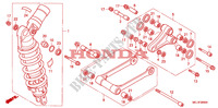 AMORTISSEUR ARRIERE pour Honda CBR 1000 RR FIREBLADE HRC de 2007