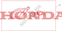 ANTIVOL U HONDA pour Honda CBR 1000 RR FIREBLADE de 2005