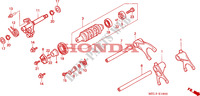 BARILLET DE SELECTION pour Honda CBR 1000 RR FIREBLADE REPSOL de 2007