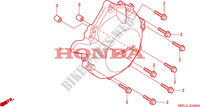 CARTER MOTEUR GAUCHE pour Honda CBR 1000 RR FIREBLADE de 2004