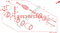 DEMARREUR pour Honda CBR 1000 RR REPSOL de 2005