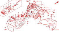 GARDE BOUE ARRIERE  pour Honda CBR 1000 RR FIREBLADE HRC de 2007