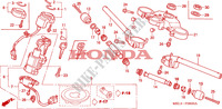 GUIDON   TE DE FOURCHE pour Honda CBR 1000 RR FIREBLADE REPSOL de 2005