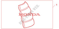 PROTECTION DE RESERVOIR pour Honda CBR 1000 RR FIREBLADE de 2005