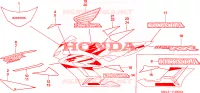 RAYURE/MARQUE(3) pour Honda CBR 1000 RR FIREBLADE de 2005