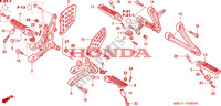 REPOSE PIED pour Honda CBR 1000 RR FIREBLADE de 2004