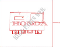 BOITIER ABS pour Honda CBR 600 RR GRAY ORANGE de 2011