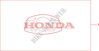 CARENAGE DE COMPTEUR pour Honda CBR 600 RR ABS GRIS ORANGE de 2011