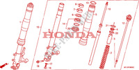 FOURCHE pour Honda CBR 600 RR ABS GRIS ORANGE de 2011