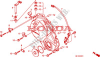 PANNEAU CARTER MOTEUR D.(CBR600RR9,A,B/RA9,A,B) pour Honda CBR 600 RR ABS TRICOLORE de 2011
