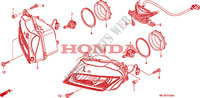 PHARE pour Honda CBR 600 RR GRAY ORANGE de 2011