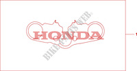 PROTECTION TE DE FOURCHE pour Honda CBR 600 RR TRICOLORE de 2011