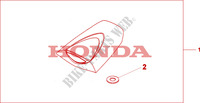 SEAT COWL *NHB01* pour Honda CBR 600 RR GRAY ORANGE de 2011