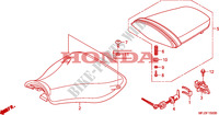 SELLE pour Honda CBR 600 RR ABS GREY ORANGE de 2011