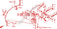 SYSTEME DE SOUPAPES ARRIERE(CBR600RA) pour Honda CBR 600 RR ABS GRIS ORANGE de 2011
