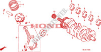 VILEBREQUIN   PISTON pour Honda CBR 600 RR ABS BLACK de 2011