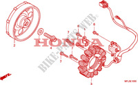 ALTERNATEUR pour Honda CBR 1000 RR FIREBLADE TRICOLORE de 2010
