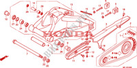 BRAS OSCILLANT pour Honda CBR 1000 RR FIREBLADE TRICOLOUR de 2010